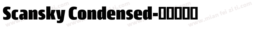Scansky Condensed字体转换